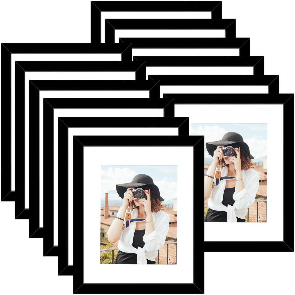 Picrit cadre 12x16 face avant noir, finition nette et moderne