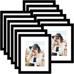 Picrit cadre 12x16 face avant noir, finition nette et moderne