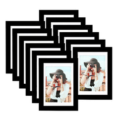 Cadre Picrit 5x7 noir face avant, finition moderne et élégante
