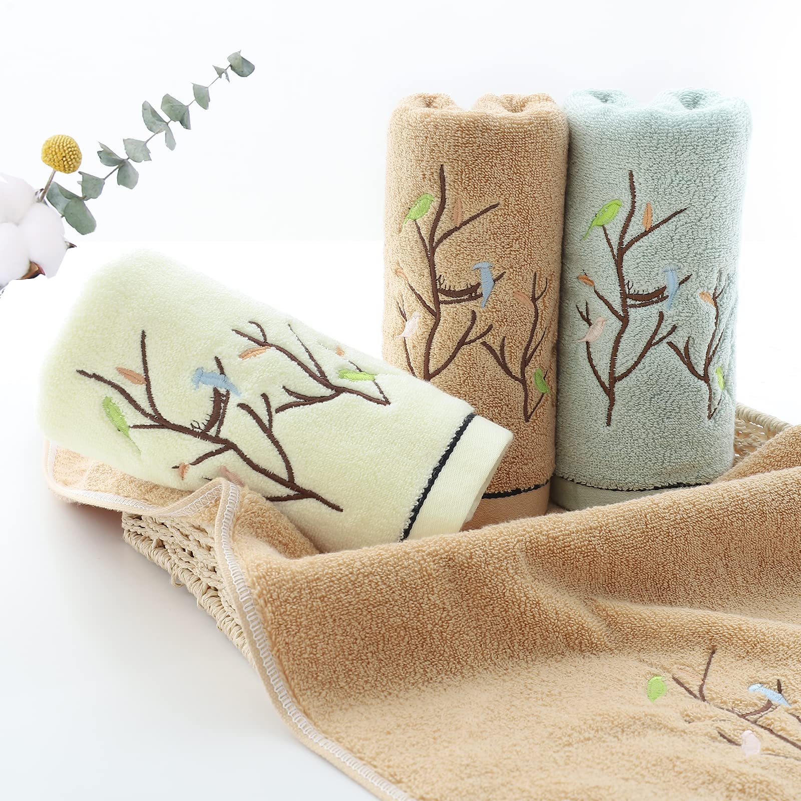 Pidada texture du tissu en coton 100%, douceur et séchage rapide