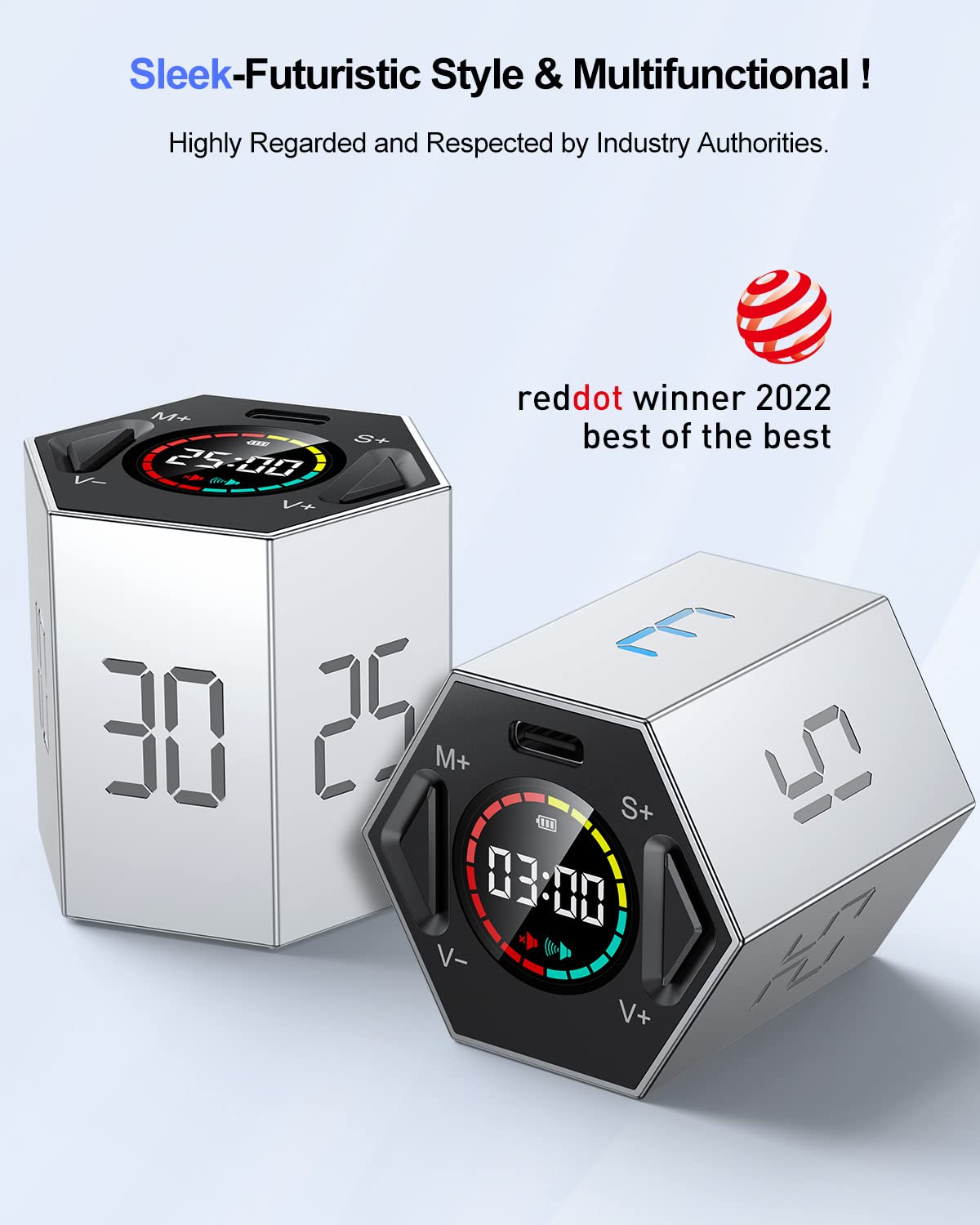 PIHEN Ticktime T6 dos magnétique fixé sur un frigo pour gain d’espace
