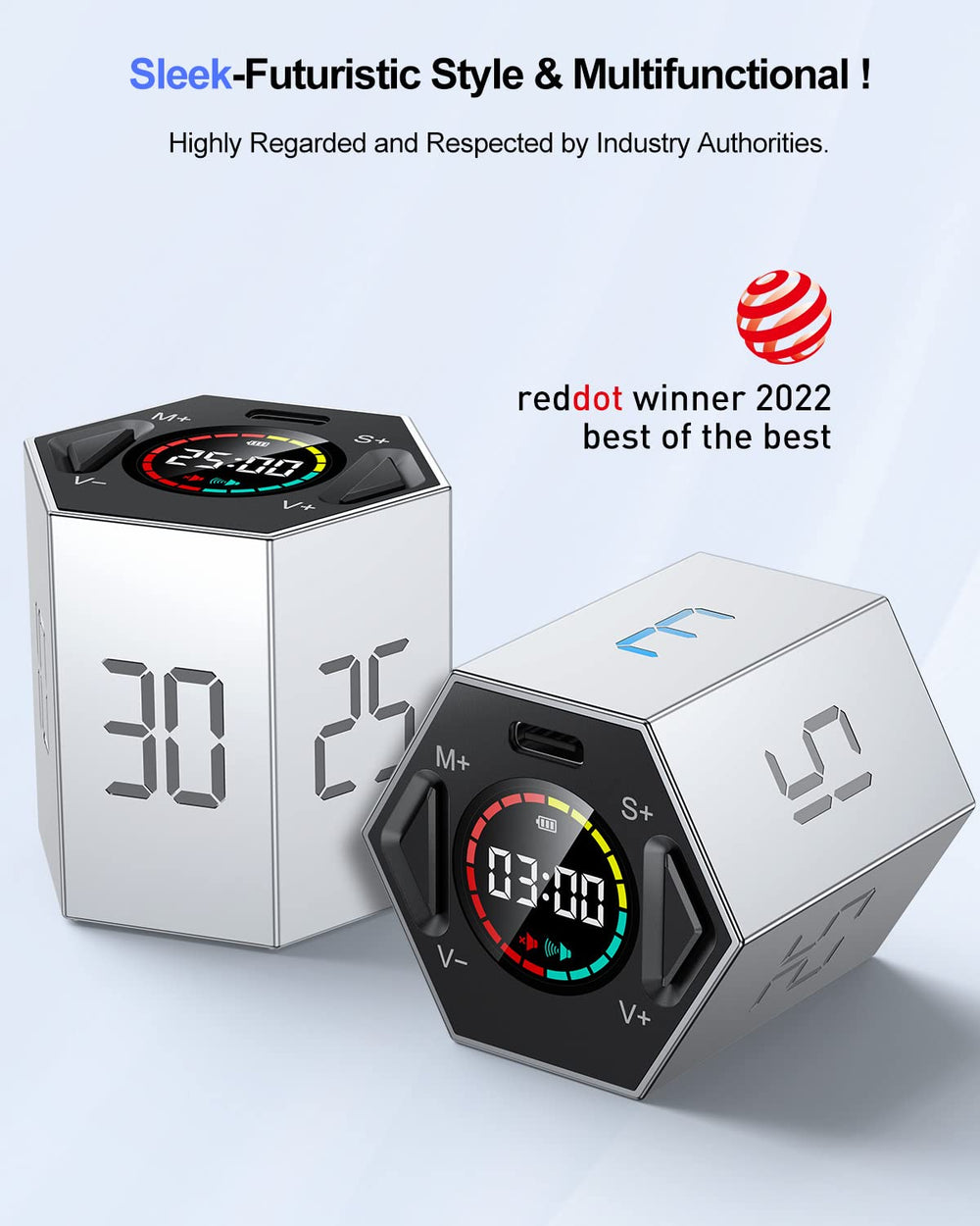 PIHEN Ticktime T6 dos magnétique fixé sur un frigo pour gain d’espace