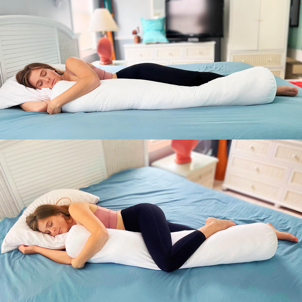 Pillowable comparaison de taille posée près d'une règle pour visualiser dimensions
