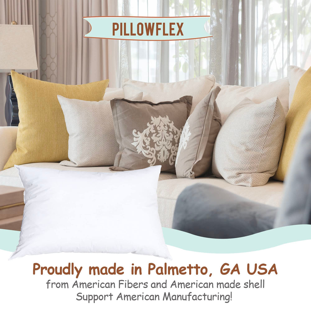 Pillowflex étiquette d'entretien et mesures pour guide d'utilisation