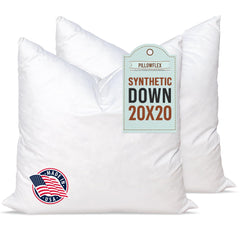 Pillowflex vue avant 20x20 montrant maintien et volume