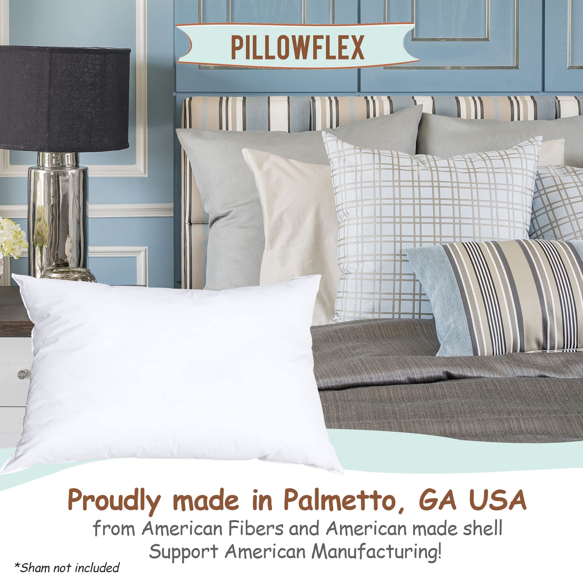Pillowflex comparaison taille tenue à la main pour échelle visuelle