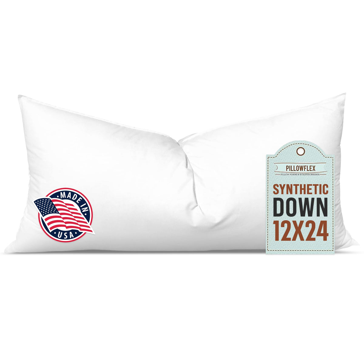 Pillowflex vue avant de l'insert 12x24 montrant finition et gonflant