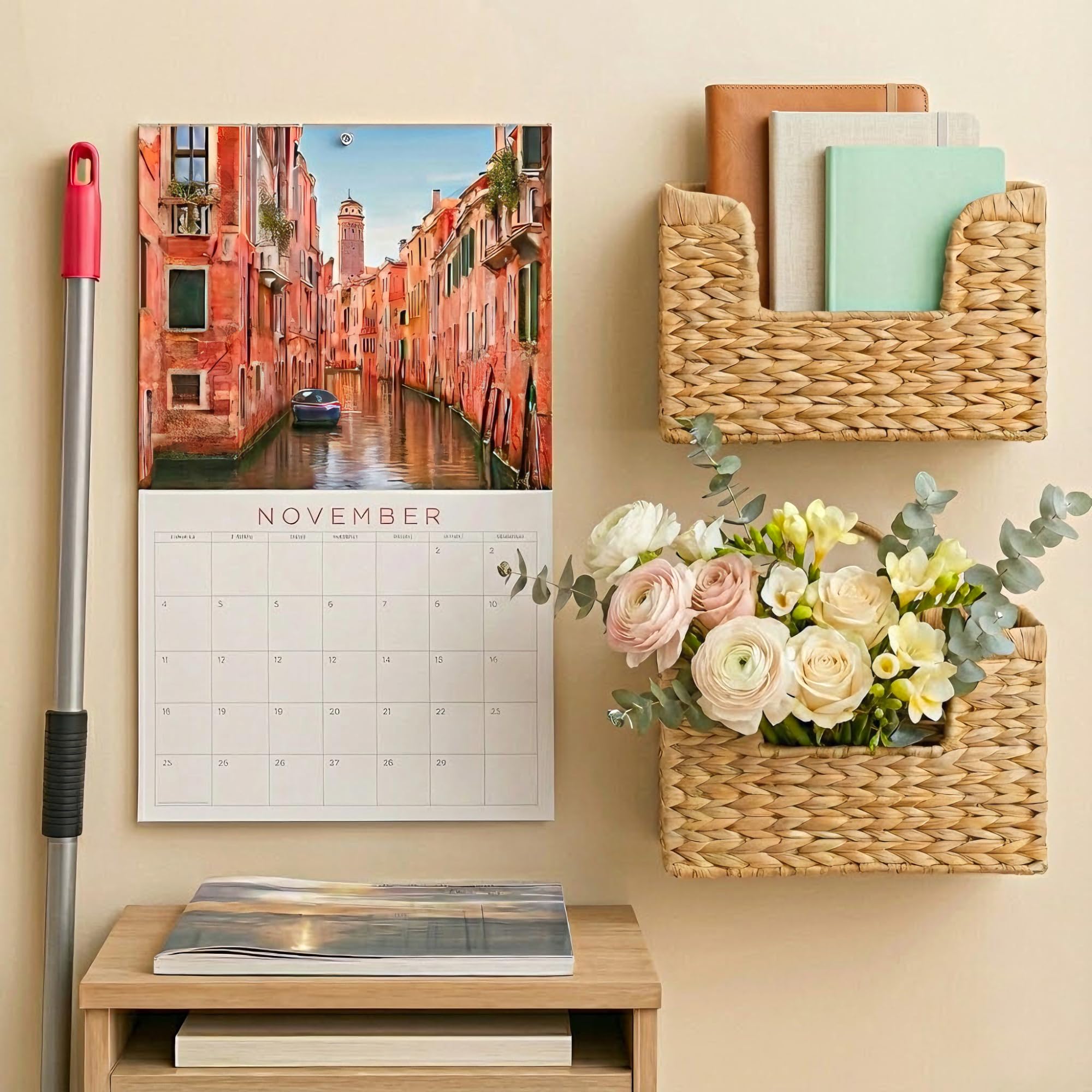 PINXIURY panier en usage tenant courrier et magazines pour organisation