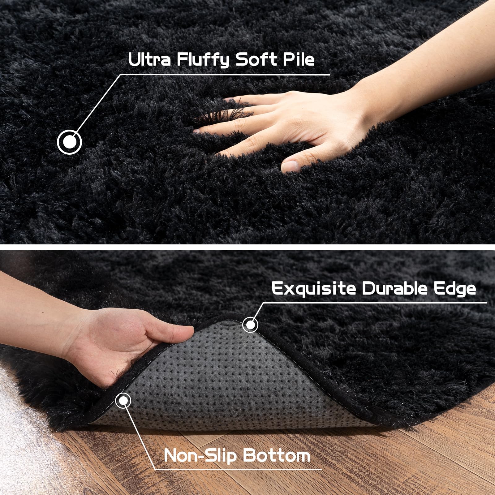 Pionblank tapis à côté d'un canapé pour comparer taille et couverture