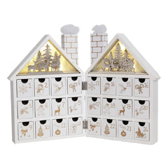 PIONEER-EFFORT maison en bois vue de face décor festive et durable