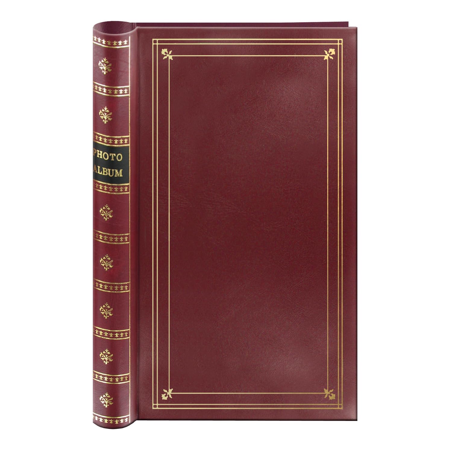 Pioneer Photo Albums couverture bordeaux avant montrant finition élégante
