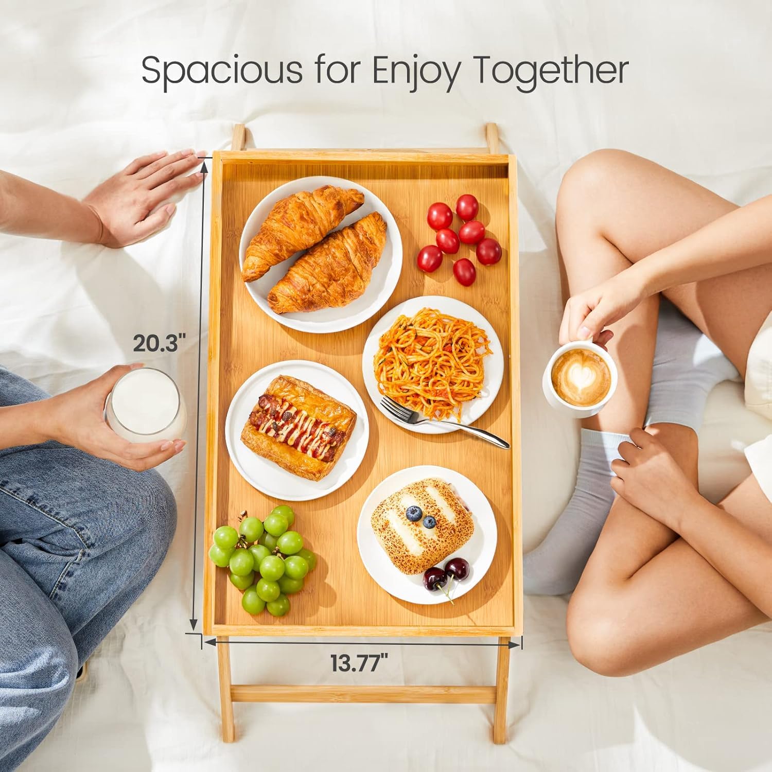 Pipishell plateau avec pieds déployés, transformé en petite table pratique
