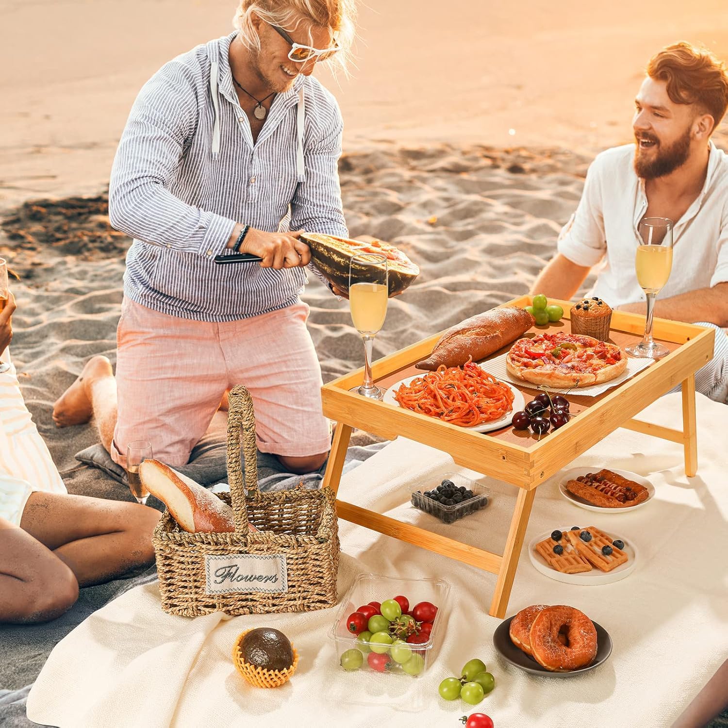 Pipishell plateau plié pour rangement compact, gain de place