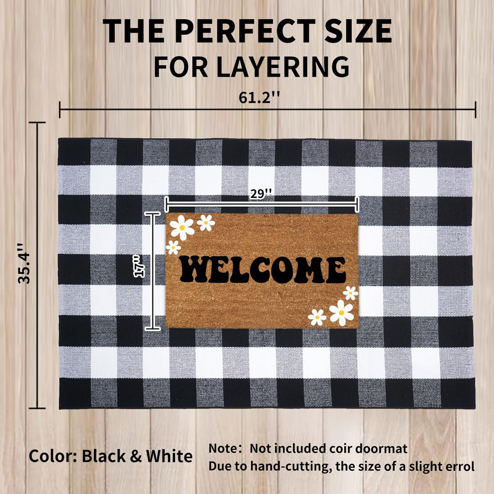 PIXFAIRY tapis placé dans une entrée, facilite essuyage des chaussures et style immédiat