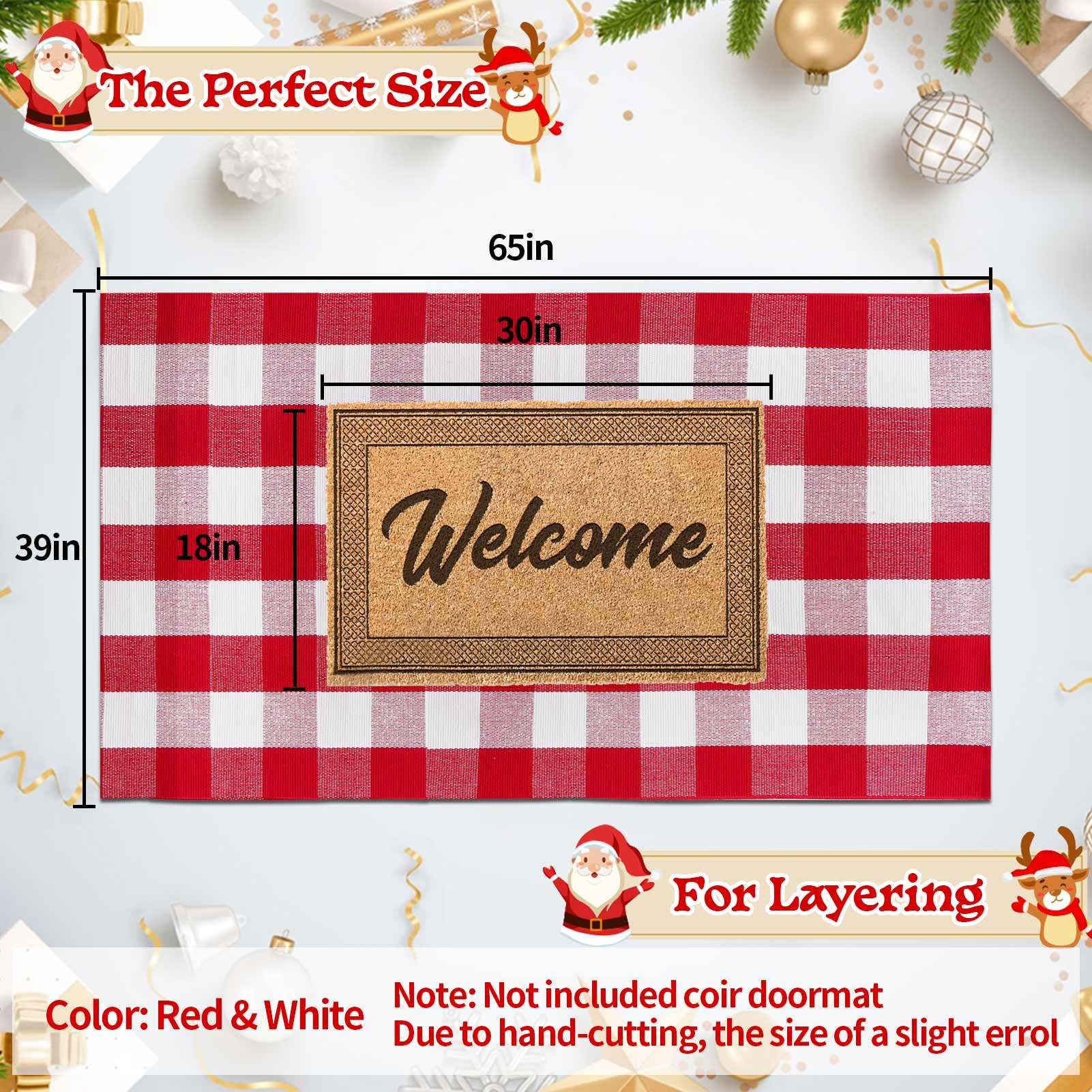 PIXFAIRY tapis vichy sur porche couvert illustrant robustesse et style