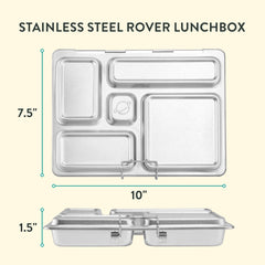 PlanetBox Rover dipper ouvert montrant étanchéité utile pour sauces