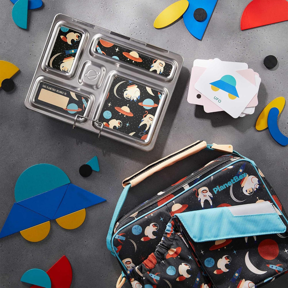 PlanetBox Rover intérieur avec 5 compartiments pour portions variées