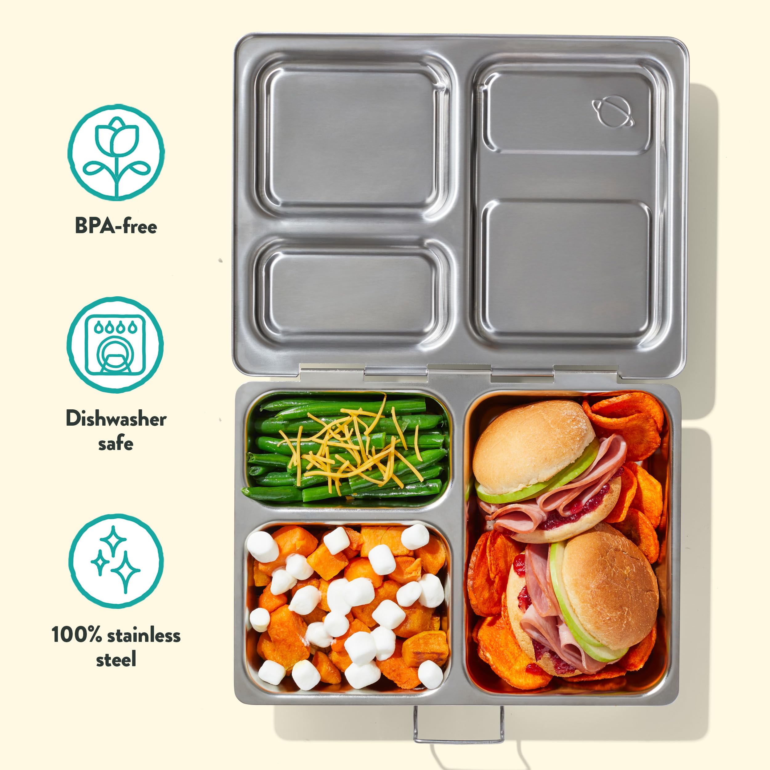 PlanetBox sac isotherme extérieur avec poches, conserve repas et organise