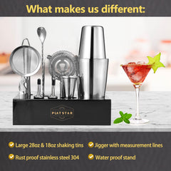 Plat Star démonstration d’usage lors de la préparation d’un cocktail maison