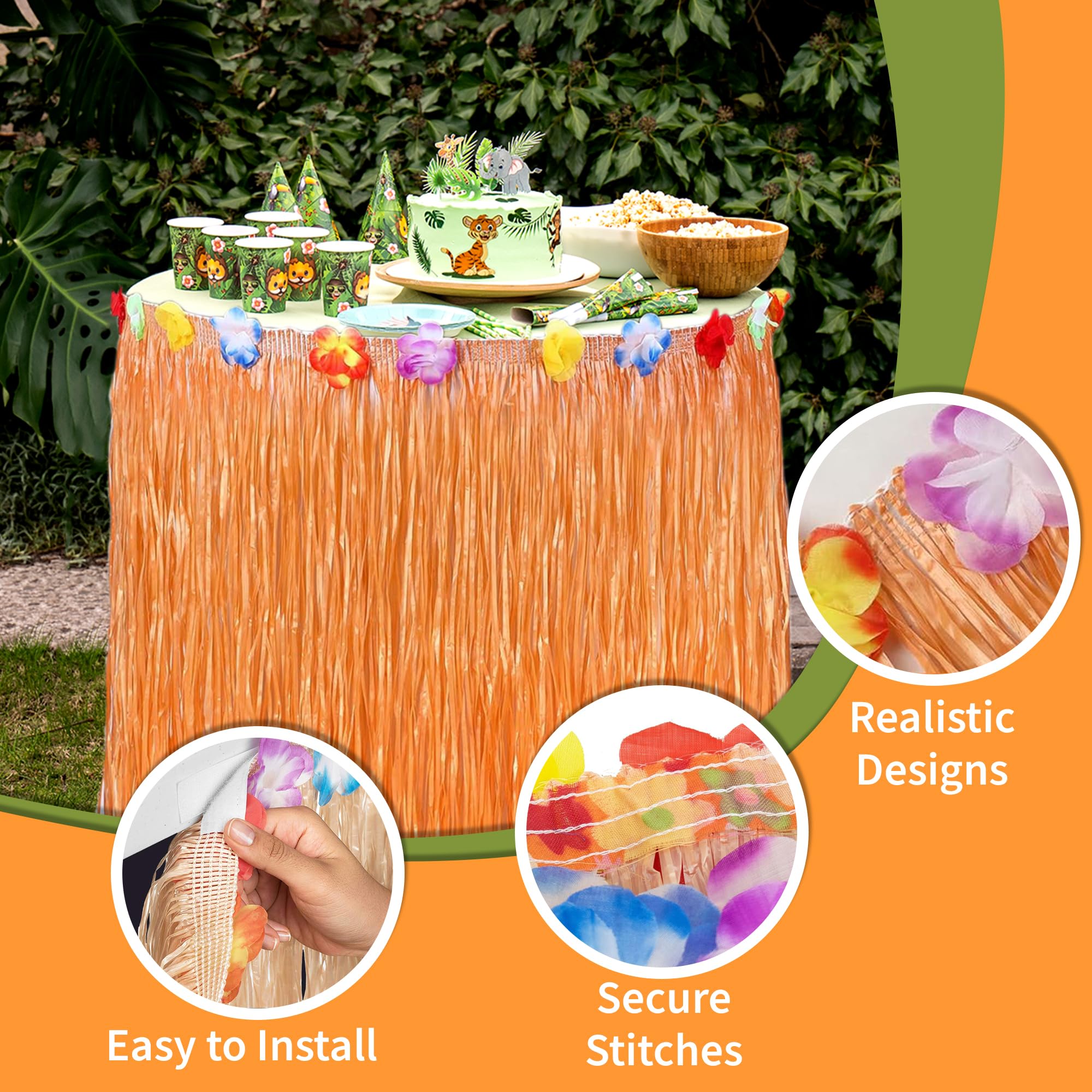 Playbees jupe montrée à côté d'une table pour visualiser la taille