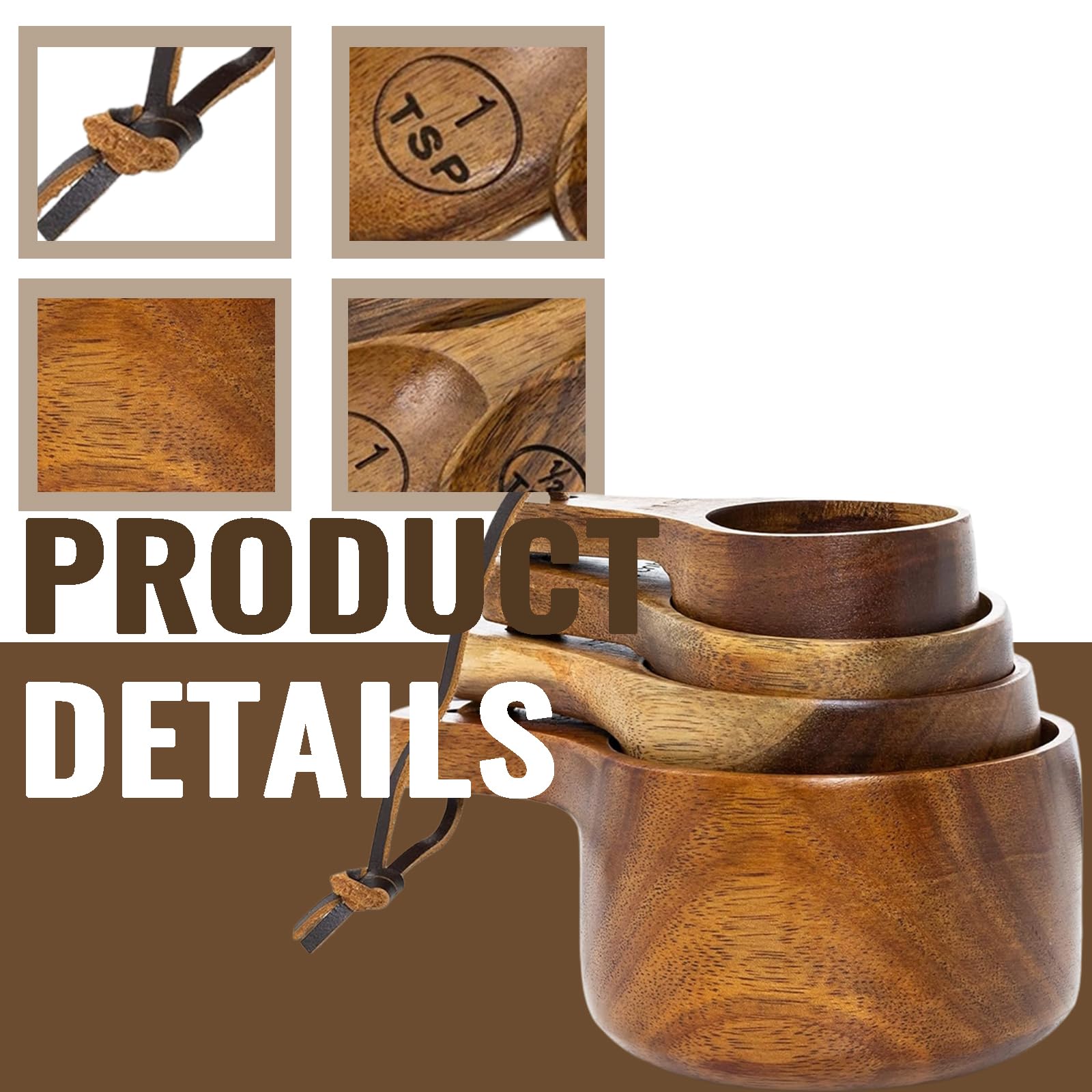 pldnhzua tasses et cuillères emboîtées pour gain de place
