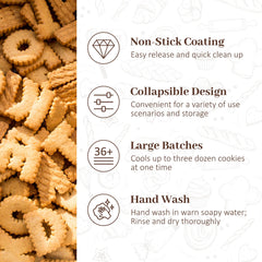 Pleafind en usage 3 niveaux refroidissant biscuits efficacement