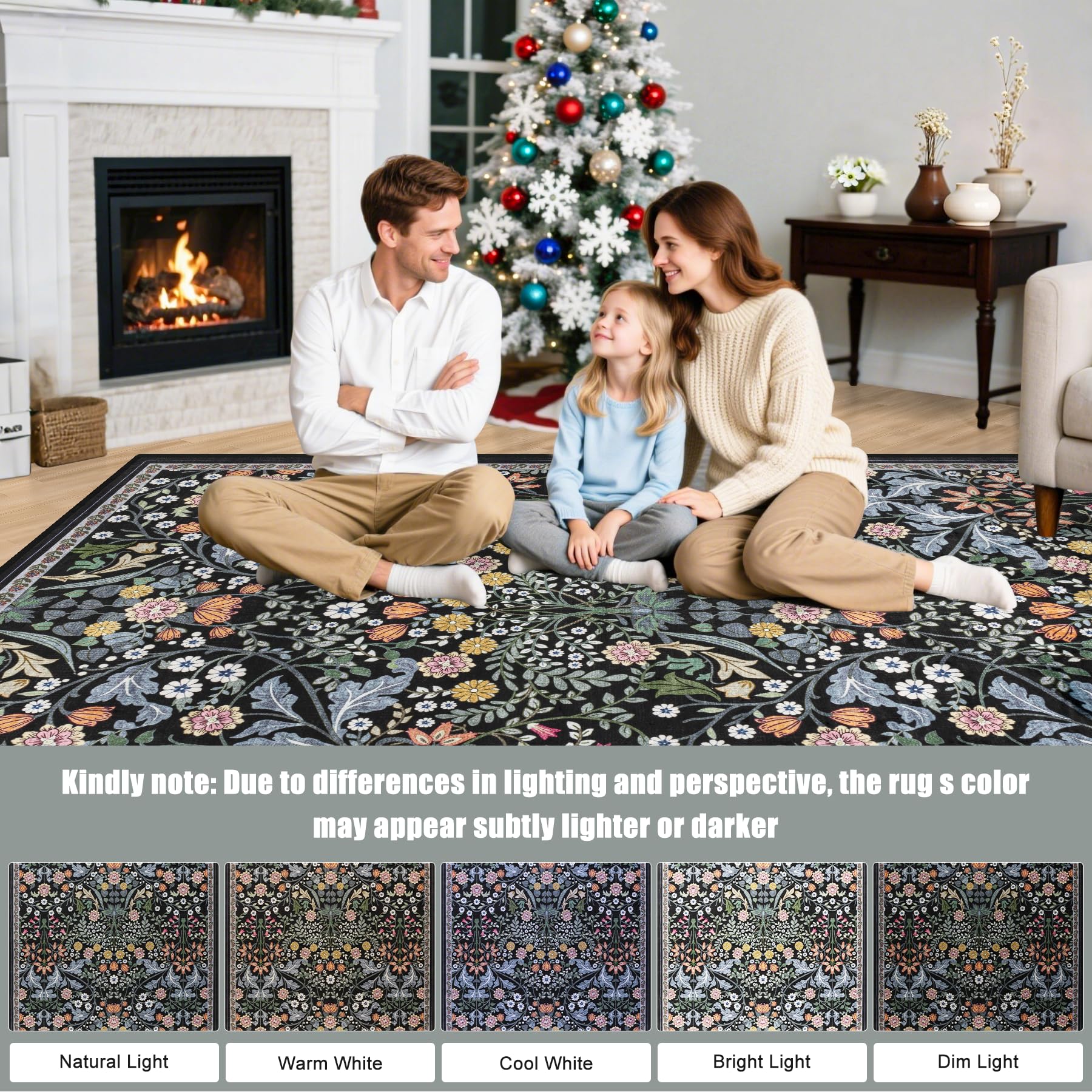 PLHXFR enfants et animaux jouant sur le tapis, surface douce et sûre