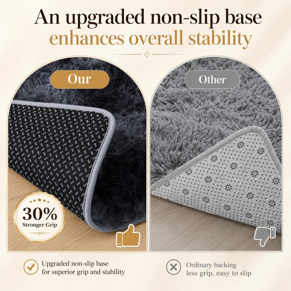 PLHXFR tapis devant un lit apportant confort matinal et isolation thermique