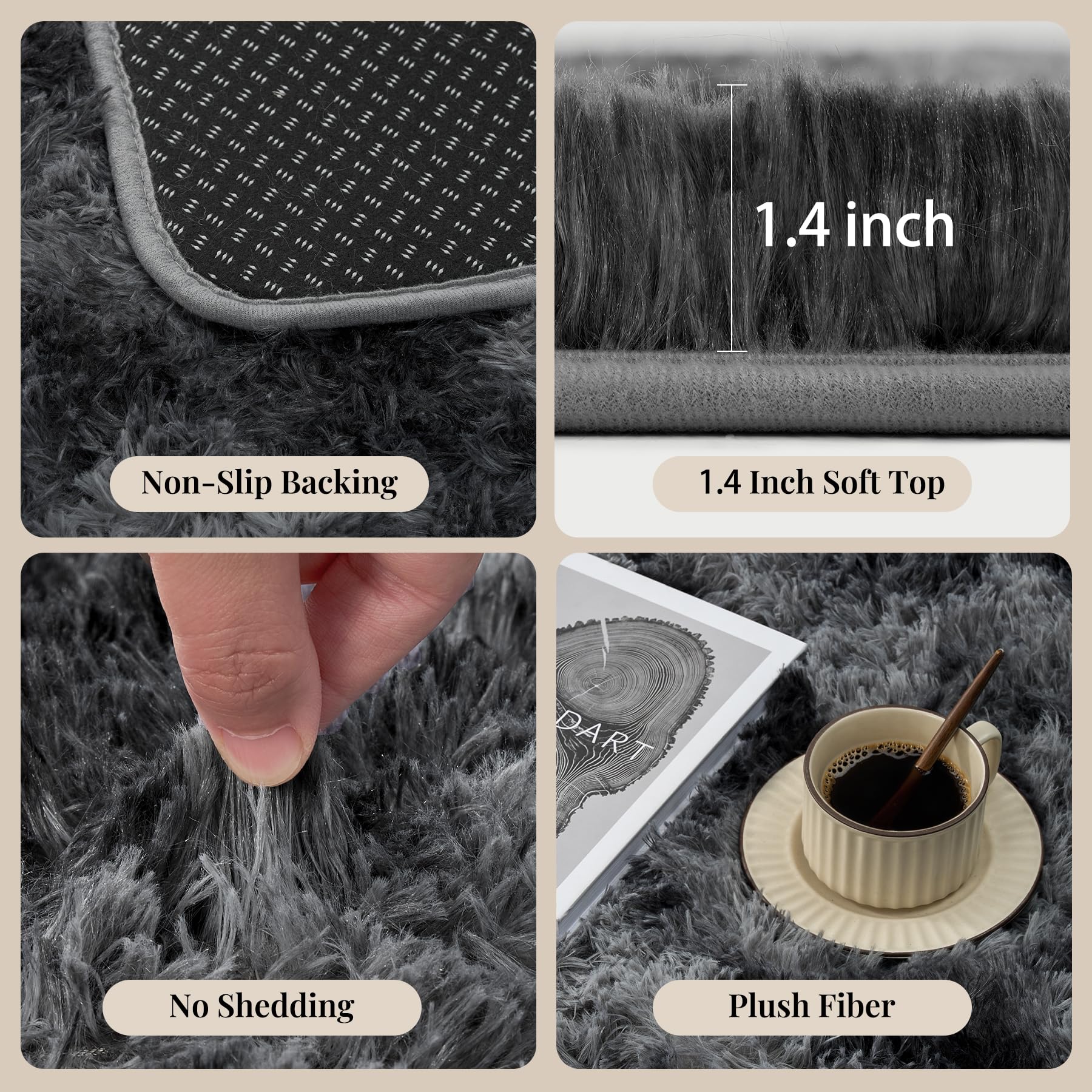 PLHXFR tapis posé dans un salon créant une ambiance chaleureuse et moderne
