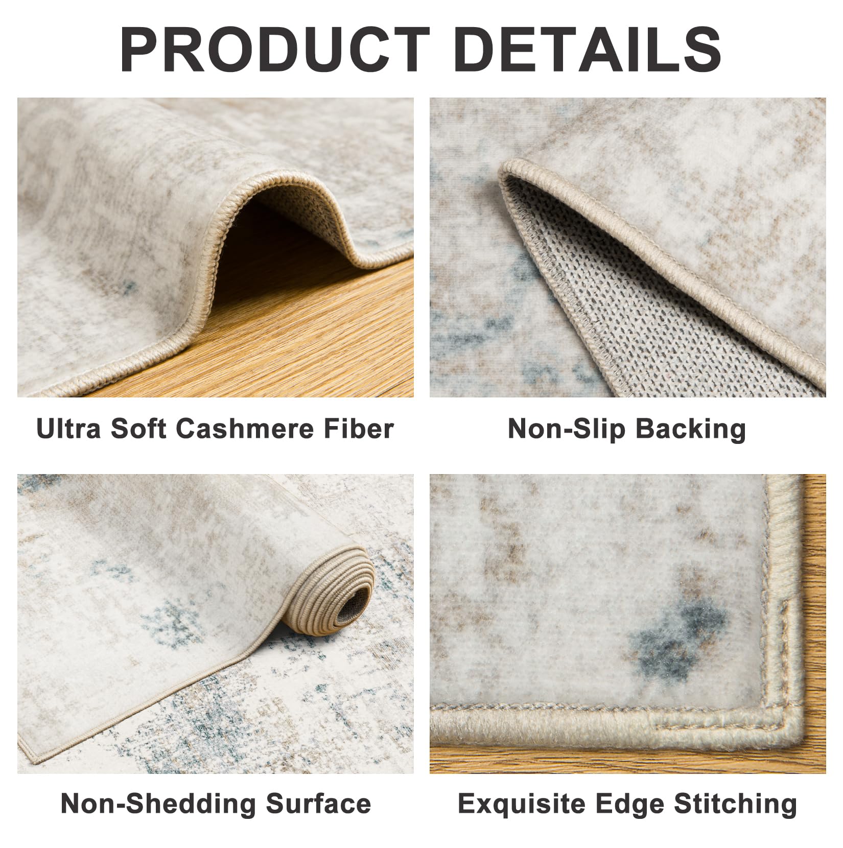 PLHXFR tapis sous table à manger protège sol et décore