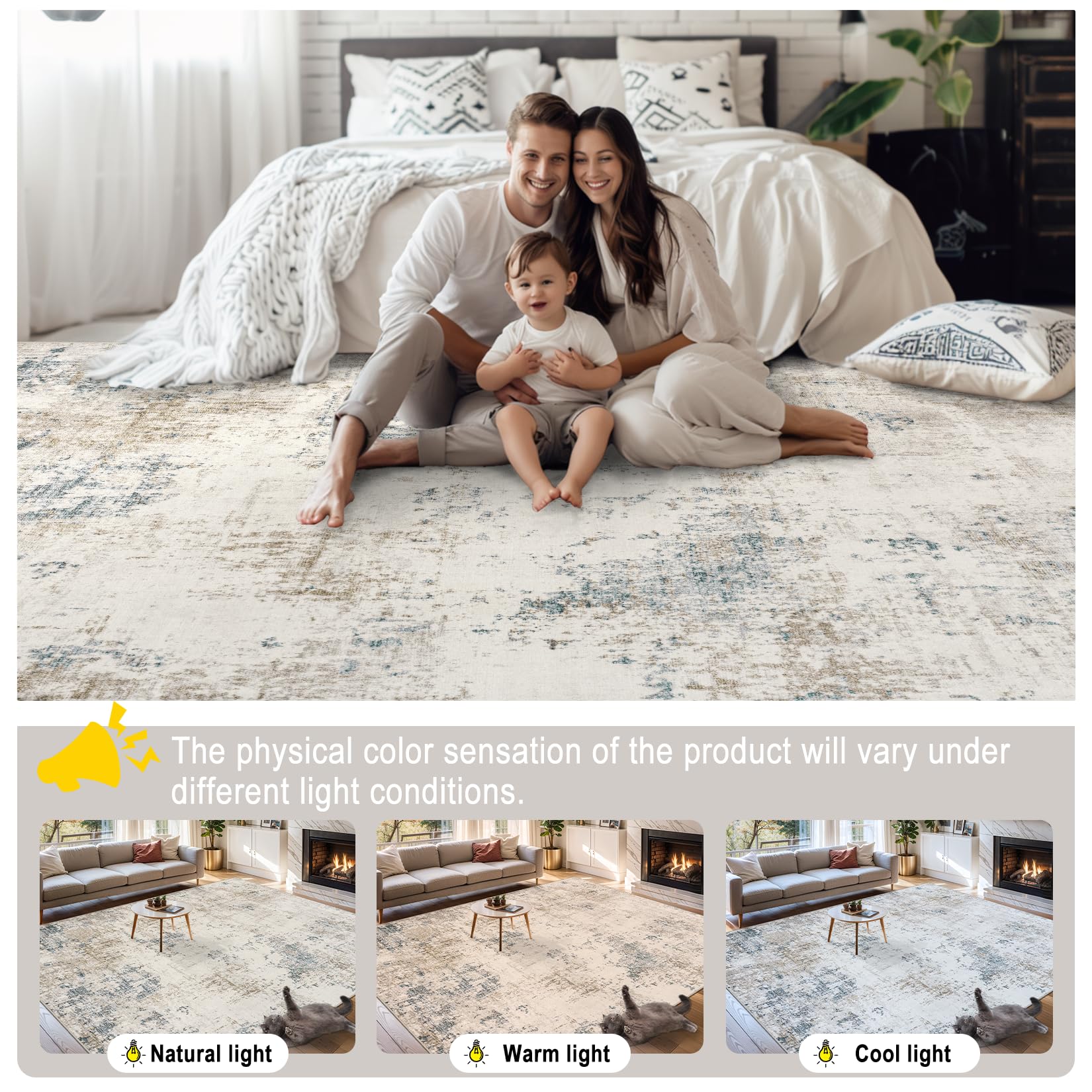 PLHXFR tapis déplié échelle montre taille et proportions