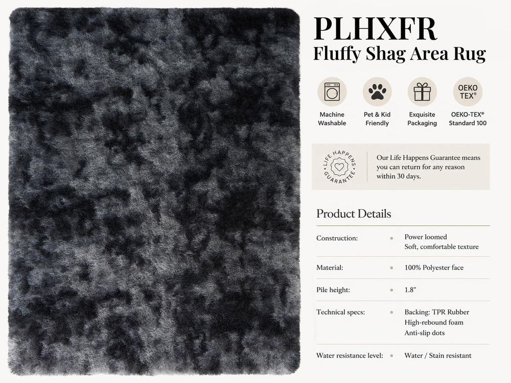 PLHXFR dessous antidérapant avec feutre et pastilles latex pour meilleure adhérence