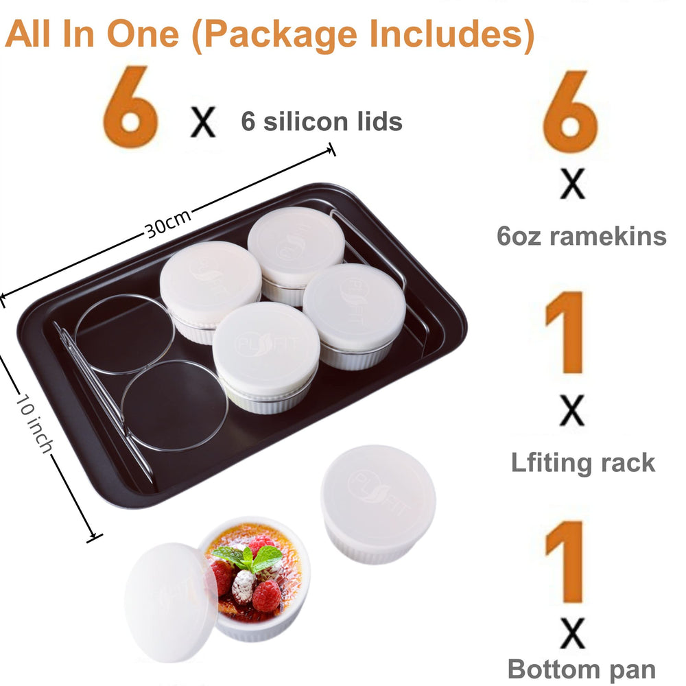PLSFIT couvercles silicone ajustés protégeant desserts et facilitant conservation
