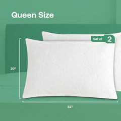 PlushDeluxe housse sur oreiller en situation montrant confort préservé