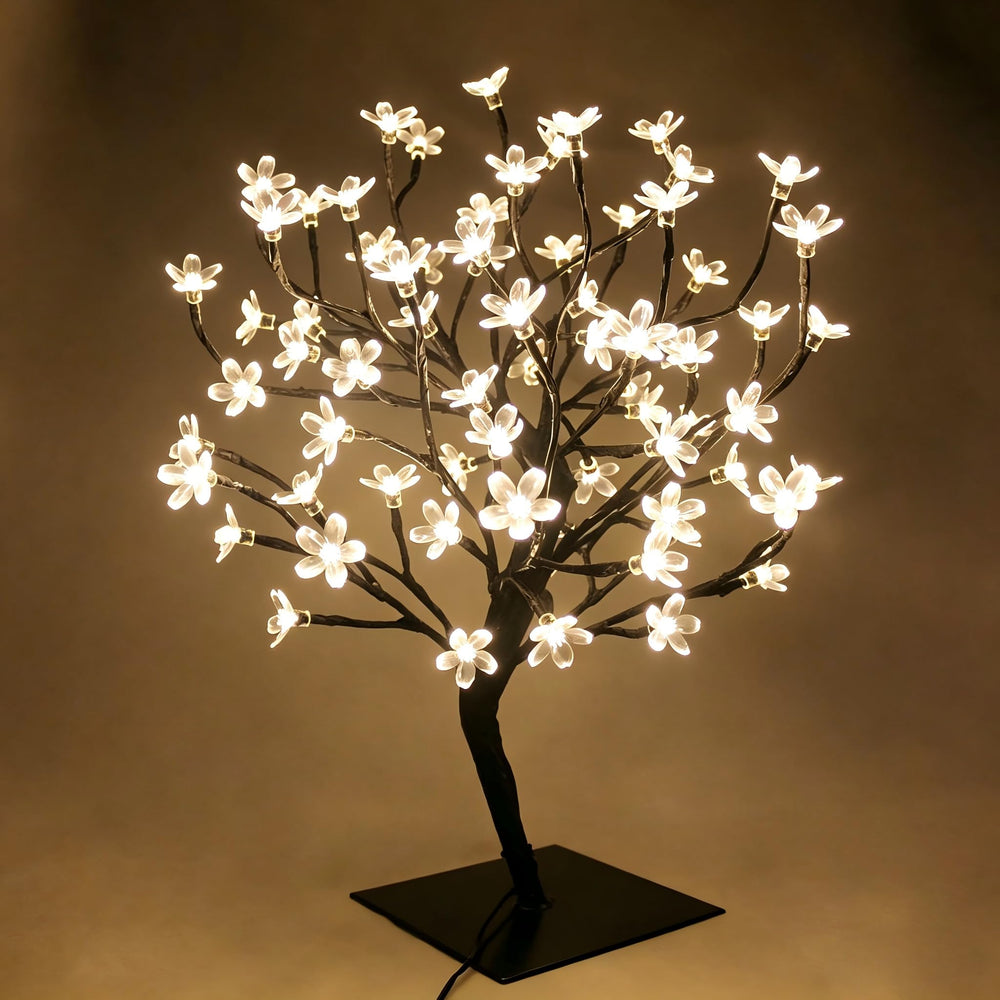 PMS lampe bonsaï face avant montrant silhouette et lumière chaude