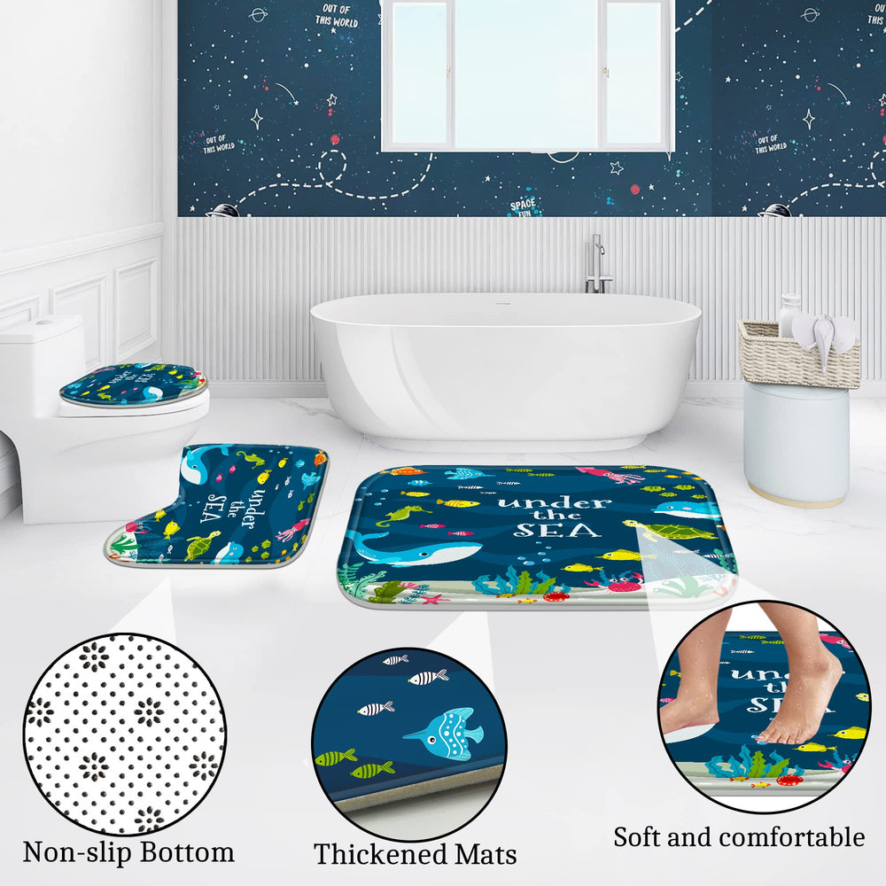 Poedist tapis de bain mousse mémoire vue rapprochée pour confort absorbant