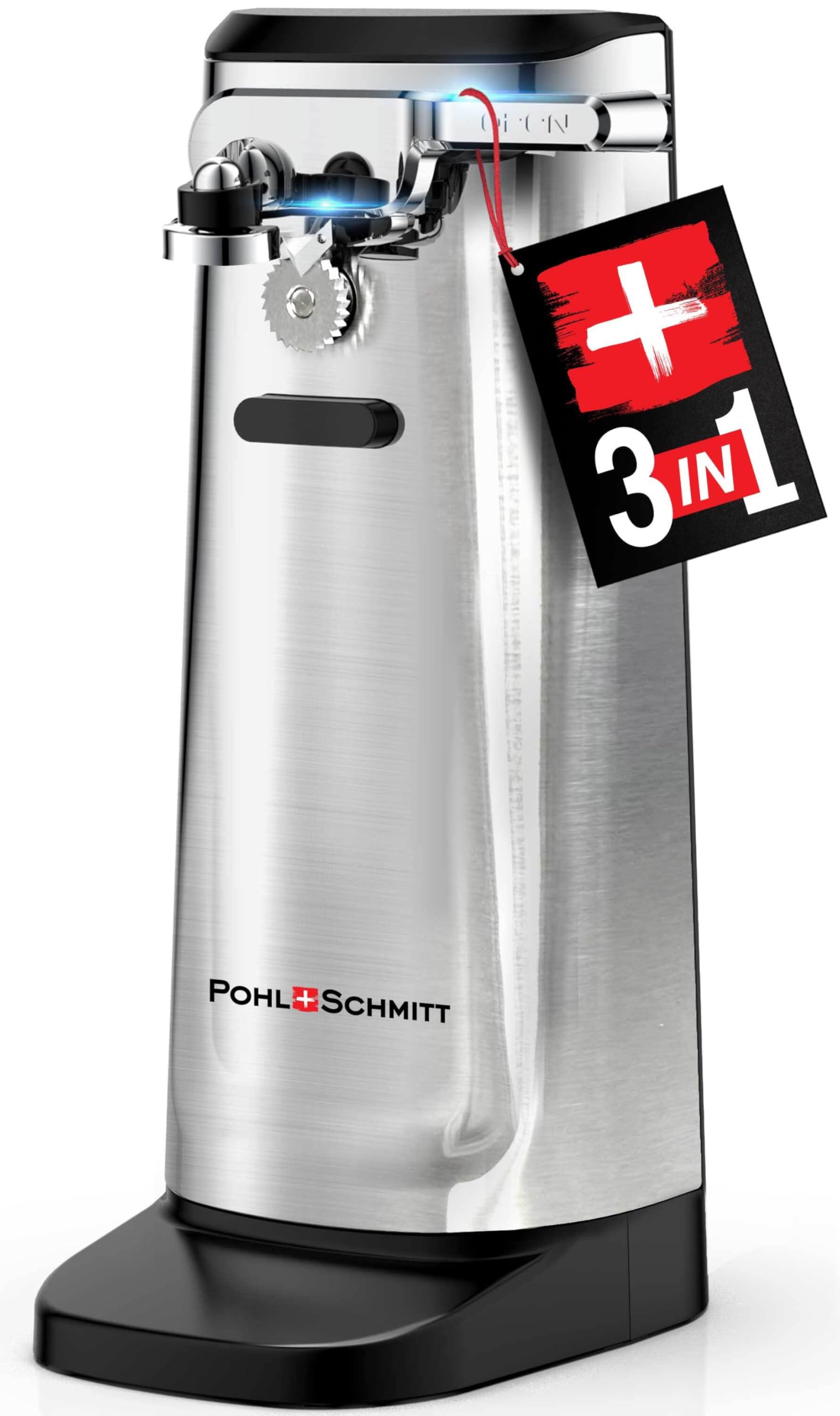 POHL SCHMITT ouvre-boîte frontal montrant design compact et gain de place