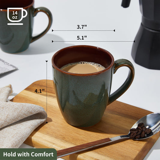 Pokini mug vu de face affichant la couleur unique et esthétique