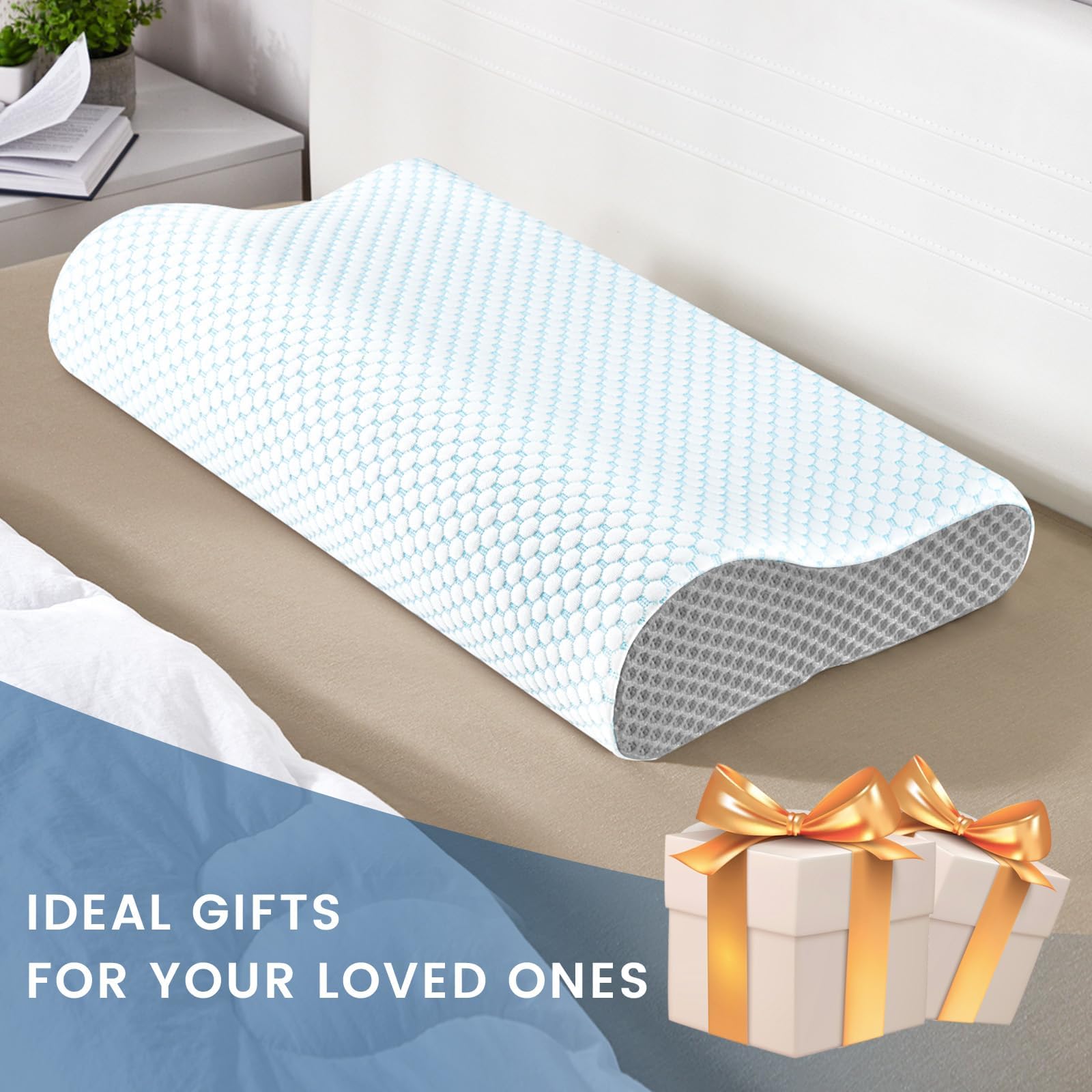 Polovo coussin en chambre stylée illustrant confort et qualité de sommeil