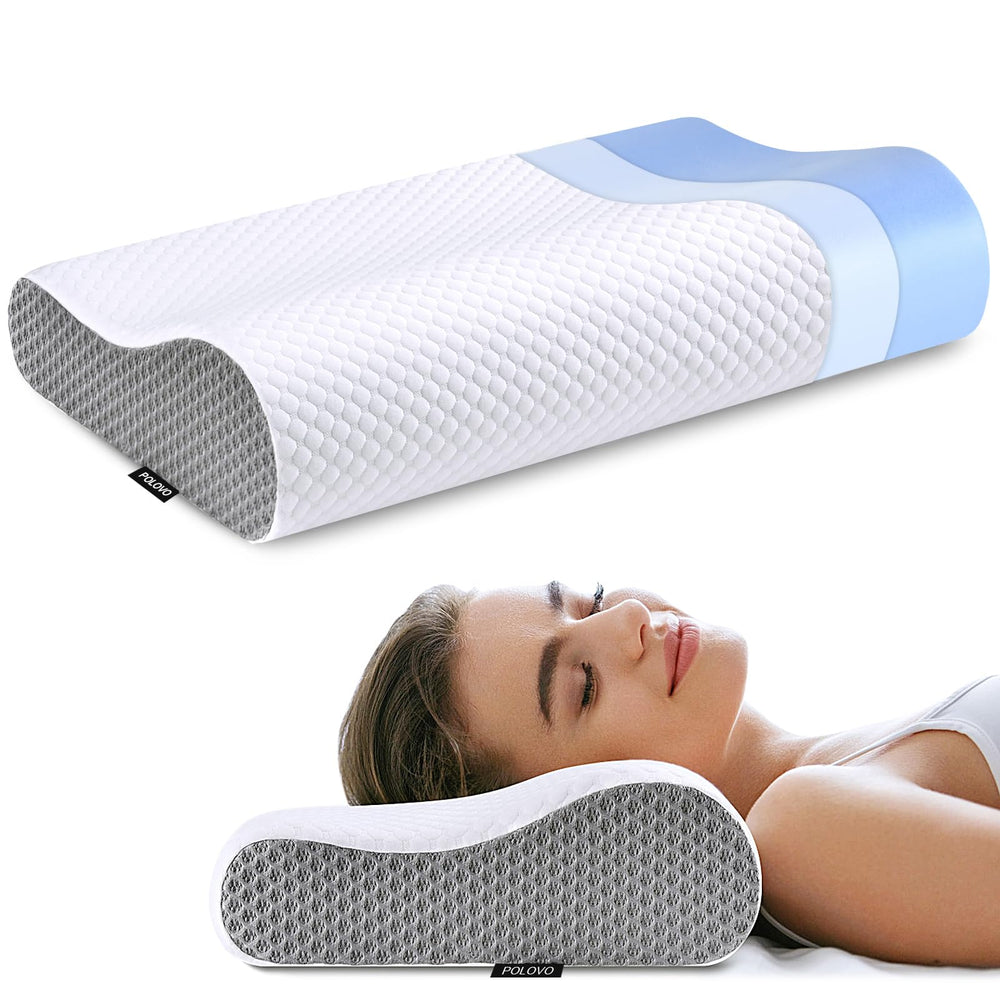Polovo oreiller face avant montrant sa forme ergonomique et maintien optimal