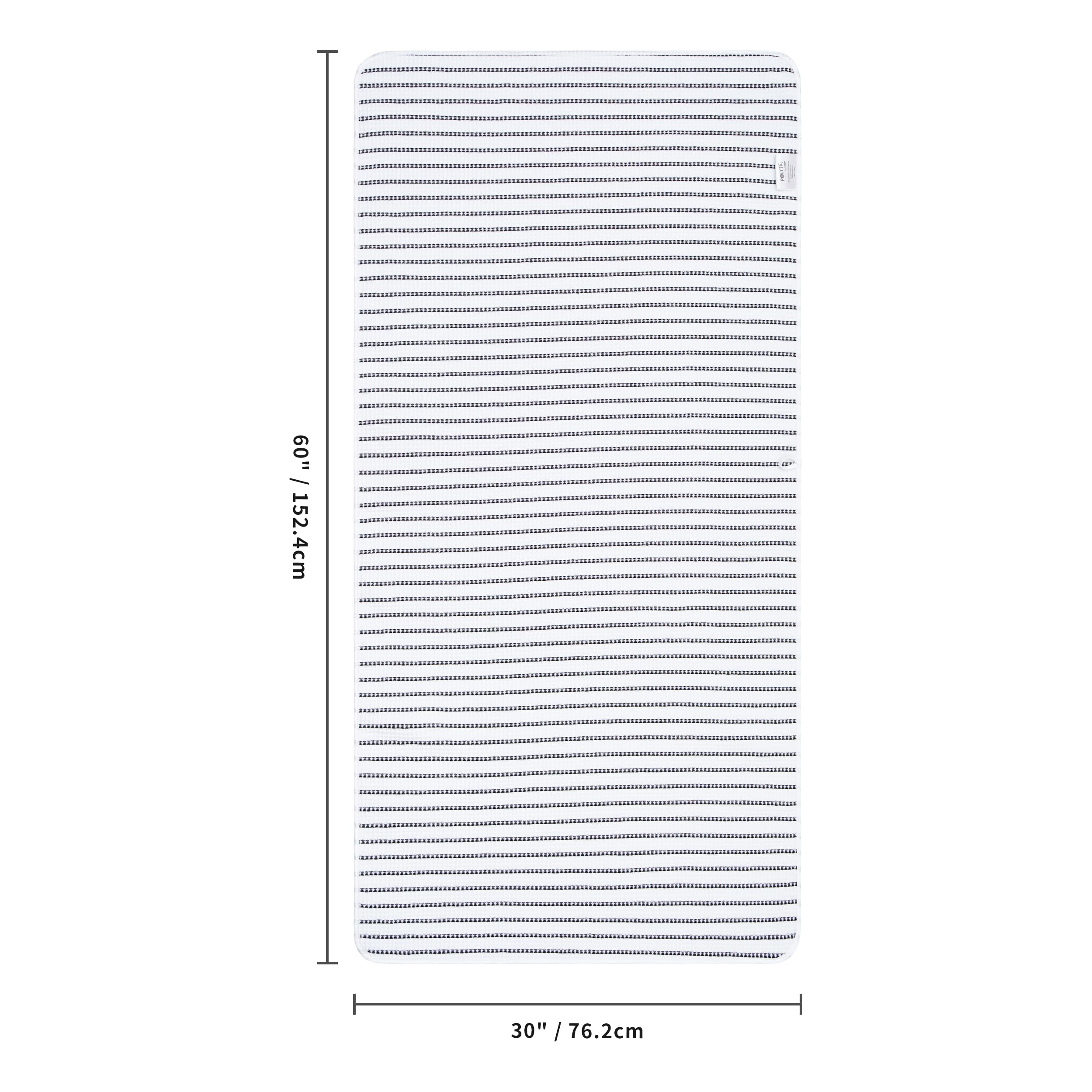 POLYTE bord satiné coin arrondi, finition élégante et durable