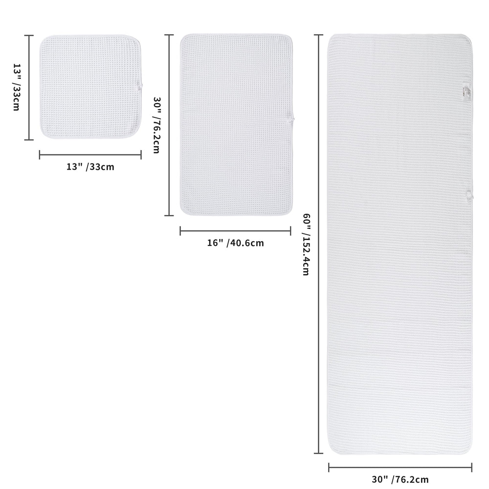 POLYTE gros plan tissage waffle montrant absorption améliorée