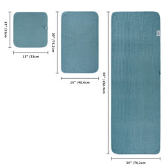 POLYTE gros plan texture waffle révélant douceur et absorption