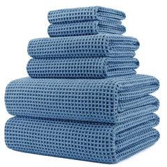 POLYTE serviette de bain gaufrée vue avant, douceur spa et absorption