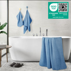 POLYTE serviette utilisée après la douche, séchage rapide efficace