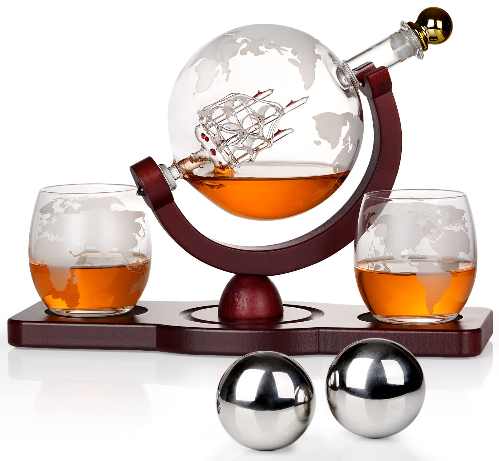 PONPUR carafe globe vue de face pour service et présentation élégante