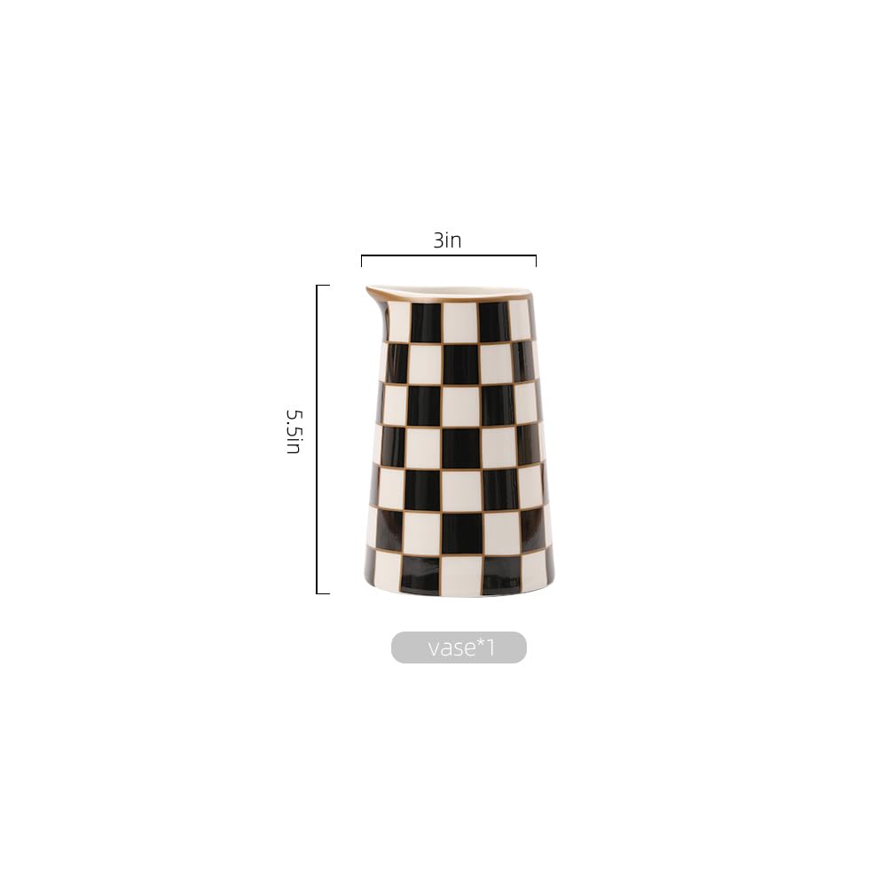 Porlien vases sur table basse ajoutant chic graphique à la pièce