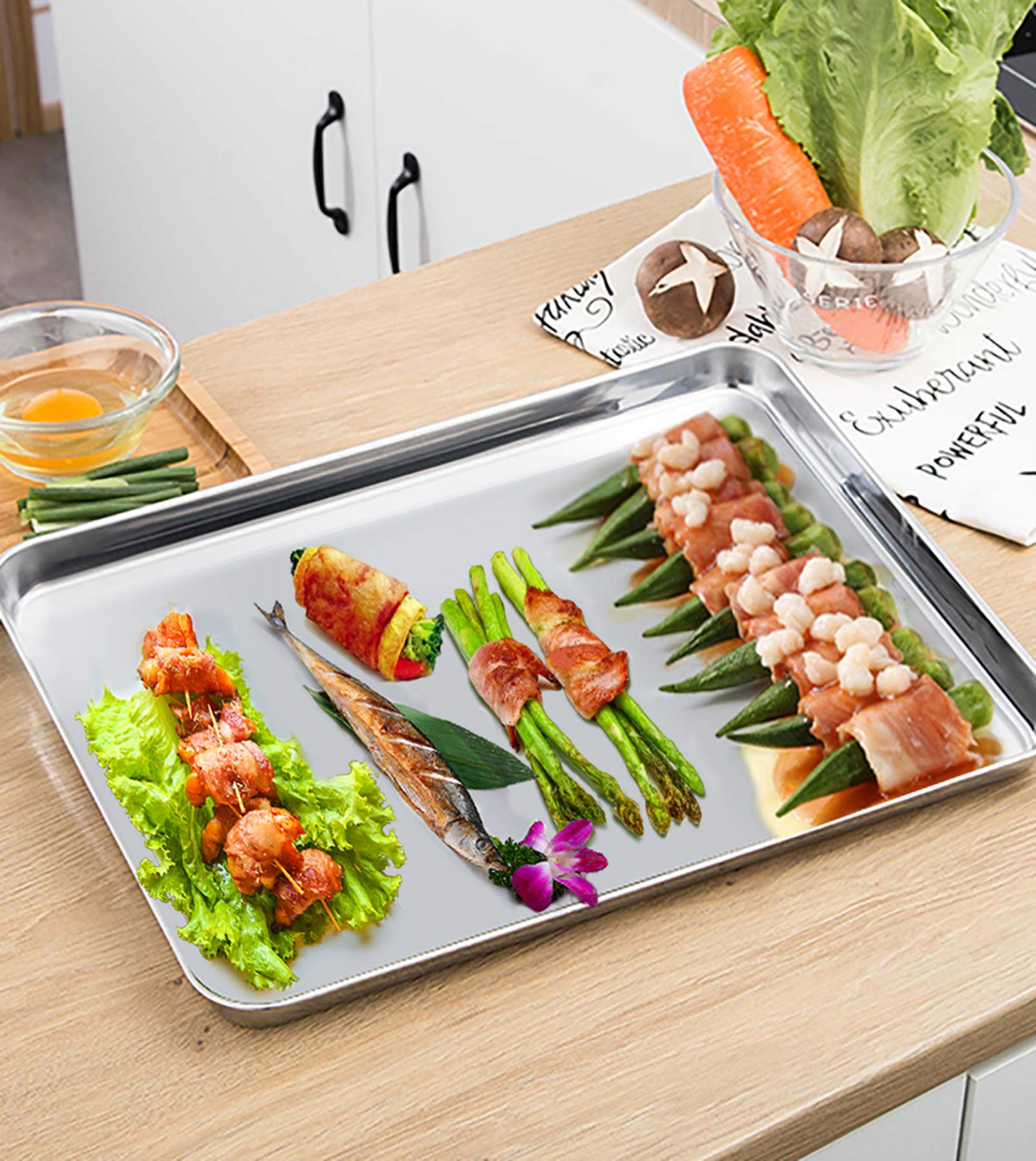 P&P CHEF comparaison d'échelle montrant dimensions réelles et capacité