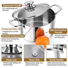 P&P CHEF couvercle avec soupape vapeur pour cuisson plus sûre