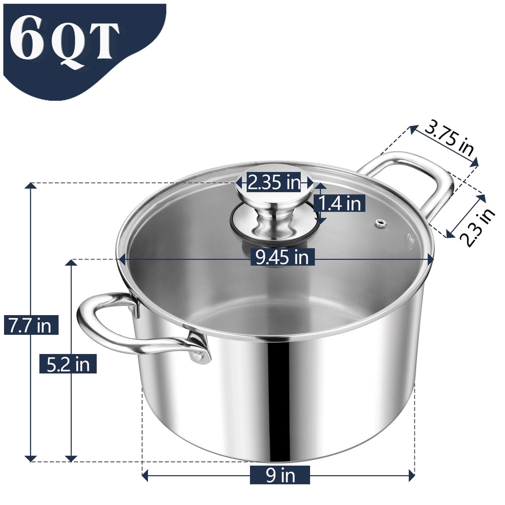 P&P CHEF couvercle en verre transparent montrant l’évent pour vérifier la cuisson